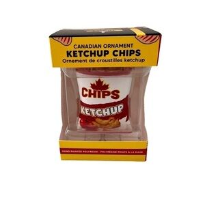 Christmas Ornament Canadian Ketchup Chips